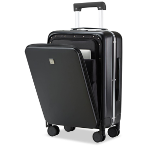 Hanke 24 Inch Luggage with Front Pocket Aluminum Frame